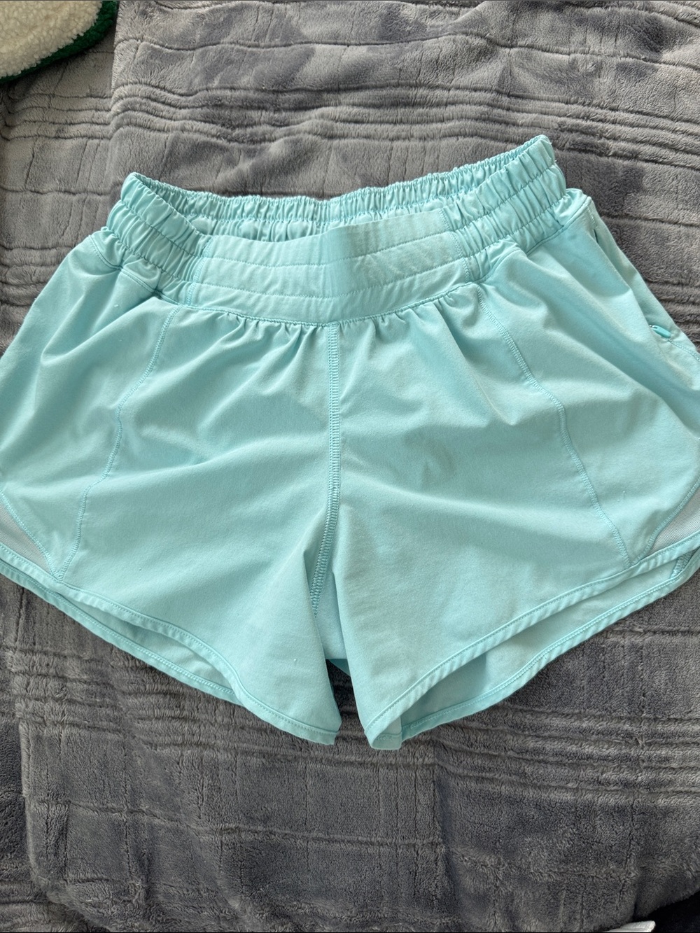 lululemon athletica Light Aqua Running Shorts